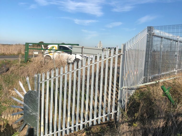 Palisade fencing in Peterborough